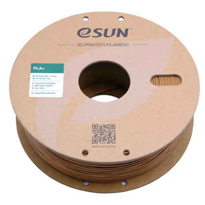 eSUN PLA+ 3D Printer Filament 1.75mm Premium PLA Plus Filament for FDM Printing - Light Brown - RS9770