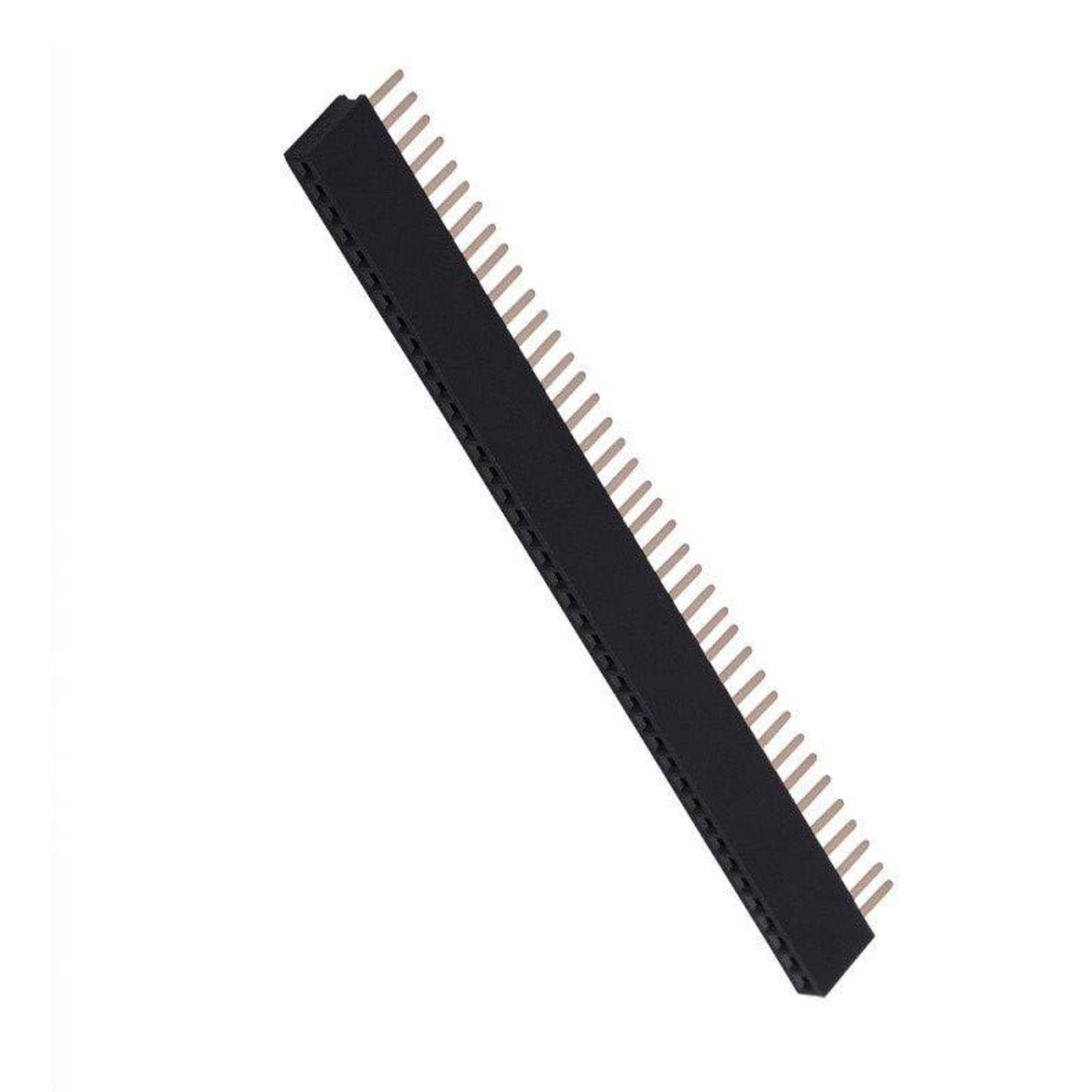 1x40 Female Berg Strip Connector 2.54mm Pitch Straight Long Header For PCB & Arduino Projects - RS3461