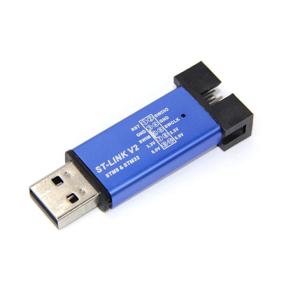 Mini USBASP USBISP Programmer Aluminum For AVR 51 Single Chip WIN7 64 ST-Link V2 STM32 Programming Tool - RS1452 (RS4753)