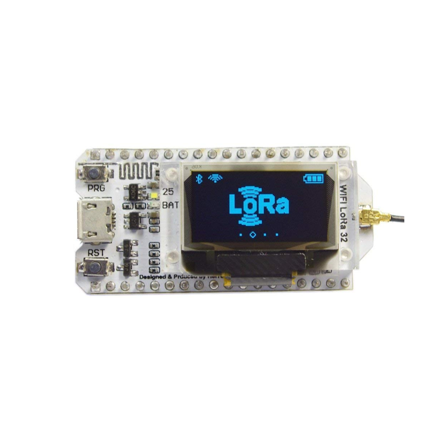 ESP32 LoRa SX1276 Development Board 868MHz/915MHz with 0.96" OLED Display, WiFi, Bluetooth & Antenna For Arduino - RS1844