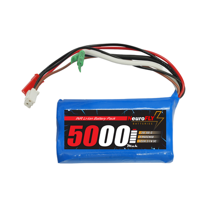 NeuroFLY 18650 3.7V 5000mAh 3C 1S2P Li-Ion Battery Pack - RS10348