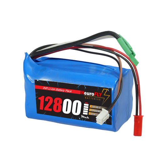 NeuroFLY 18650 3.7V 12800mAh 3C Li-Ion Battery Pack - RS10347