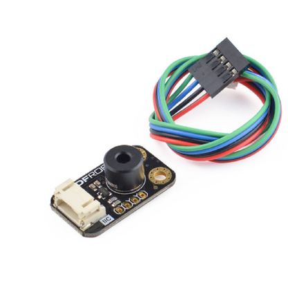 DFRobot Gravity I2C Non-Contact Thermometer IR Temperature Sensor Module: MLX90614-DCC Chip Touchless Temperature Solution For Arduino