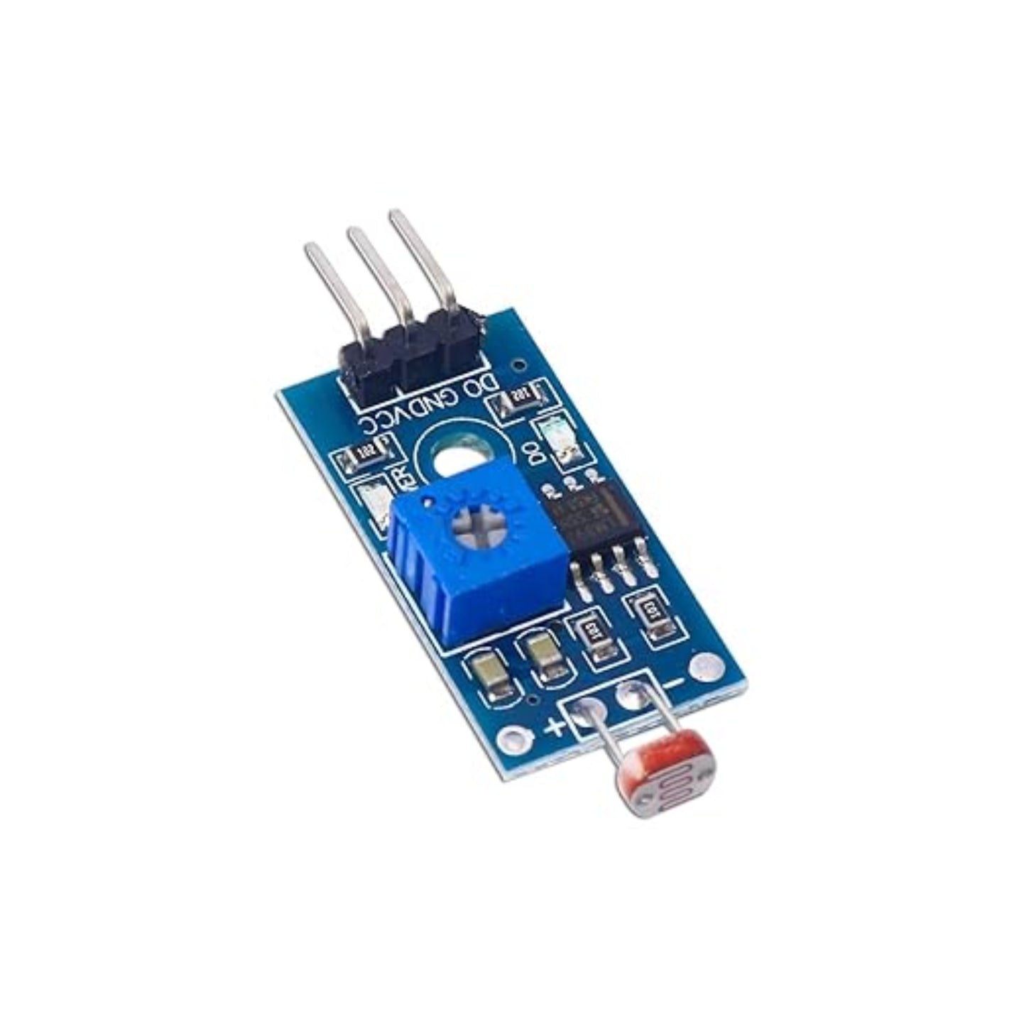 LM393 LDR Light Sensor Module – Adjustable Photosensitive Sensor with Analog & Digital Output for Arduino, Raspberry Pi & DIY Projects | Buy in India