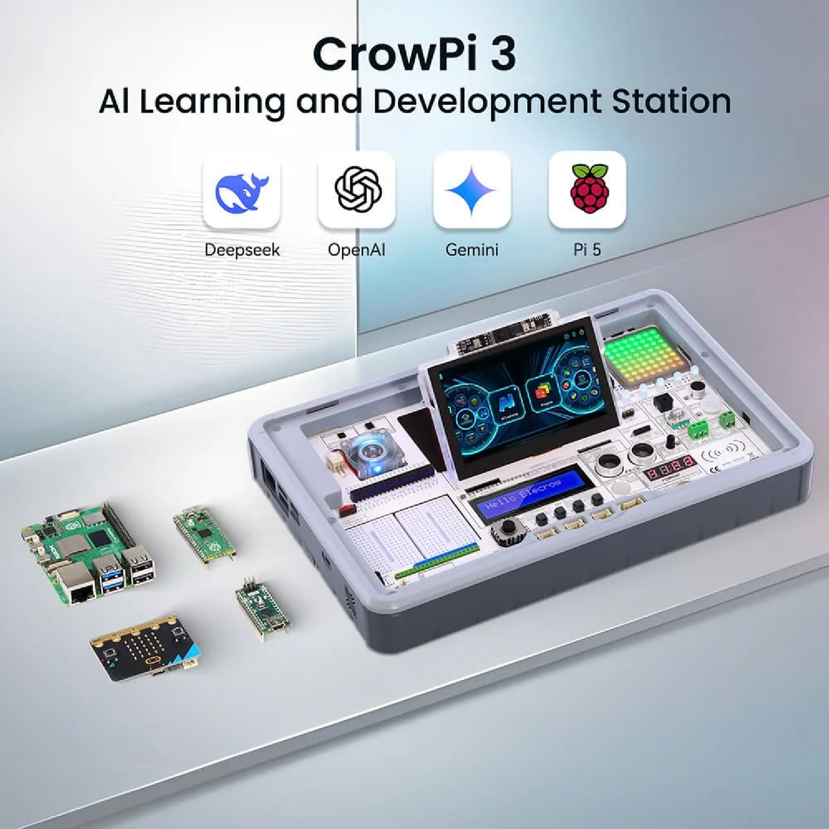 Crowpi Raspberry Pi Kit Buy Elecrow CrowPi 3 AI Learning Station Basic Kit For Raspberry Pi ...