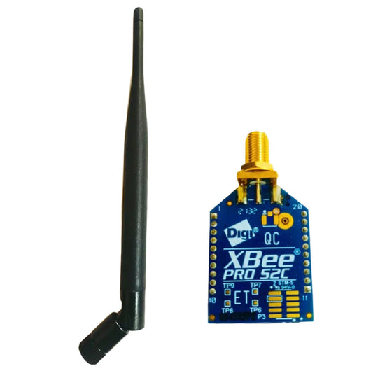 Zigbee XBee Pro S2C Zigbee Module 63mW 3Km+ Range Zigbee S2C Module With 3.2dBi Antenna XBee Pro S2C Zigbee Module For Boost Your Zigbee Network - RS3071