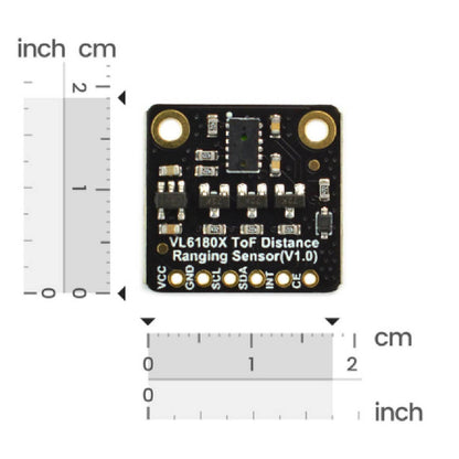 DFRobot Fermion: VL6180X ToF Sensor Distance Ranging Sensor Breakout Board For Distance Measurement Explore The Power Of FlightSense Technology With Distance And Light Sensor