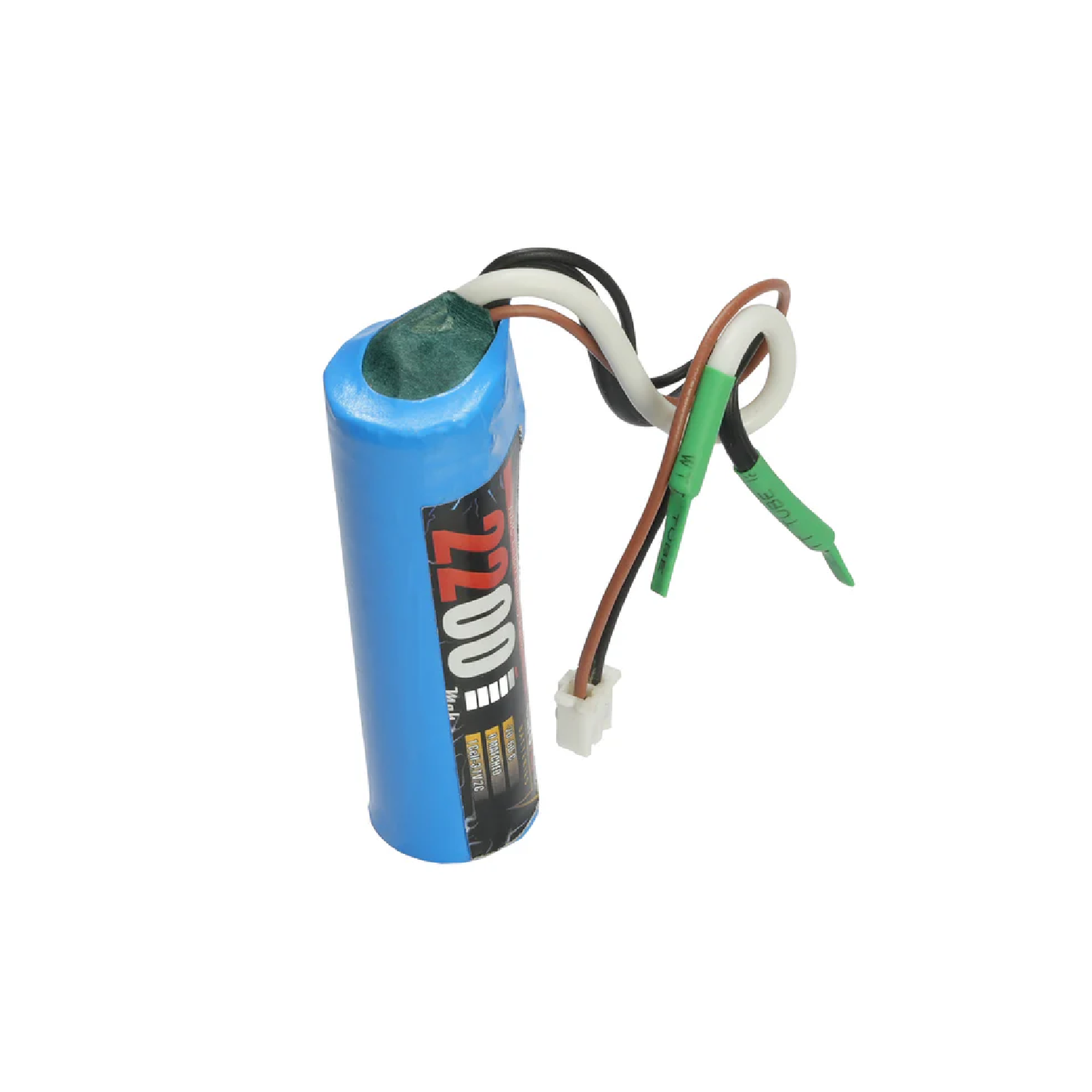 NeuroFLY 3.7V 2200mAh 2C 1S1P Li-Ion Rechargeable Battery Pack - High Performance for FPV Drones & Electronics