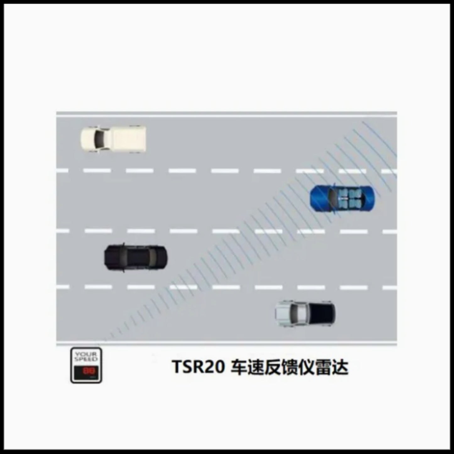 NANORADAR TSR20 Speed Detection Radar Sensor 24GHZ High- Precision Speed Detection Radar System For Traffic Monitoring and Speed Measurement