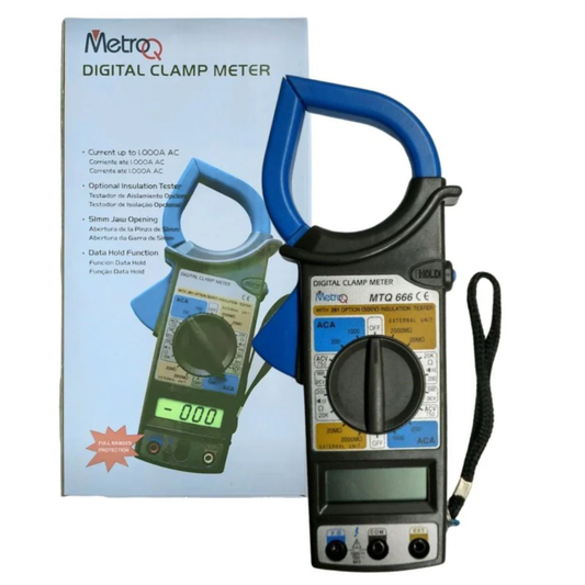 MetroQ MTQ-666 600A True RMS Digital Clamp Meter