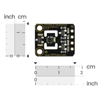 DFRobot Fermion: SHTC3 Humidity And Temperature Sensor Breakout Module I2C Interface Humidity Sensor Module Temperature Sensor Module For Accurate Environmental Monitoring