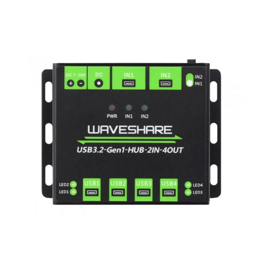 Waveshare Over-current Protection USB Hub