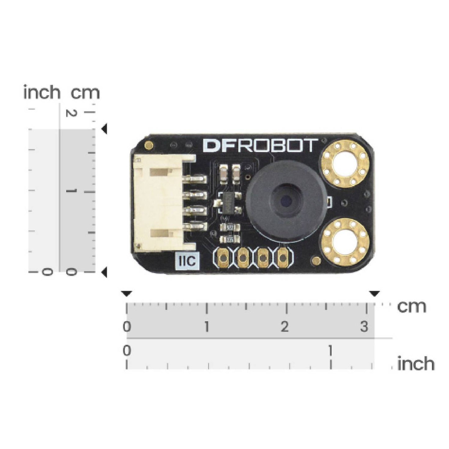 DFRobot Gravity I2C Non-Contact Thermometer IR Temperature Sensor Module: MLX90614-DCC Chip Touchless Temperature Solution For Arduino