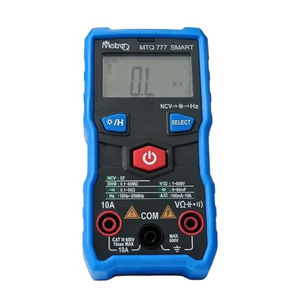 MetroQ MTQ 777 Smart Digital Multimeter - High Accuracy & Voltage Resistance Tester