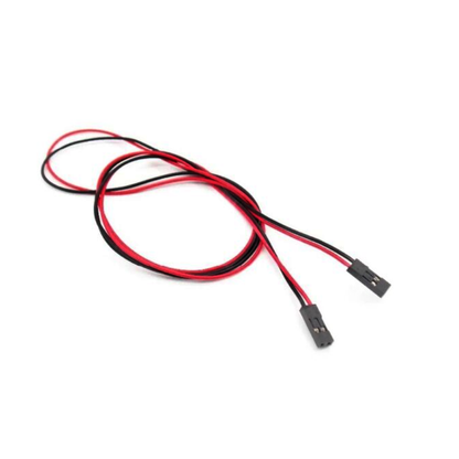 70CM 2 Pin Female to Female Dupont Cable Flexible & Durable 2.54mm Pitch Dupont Cable For Connecting 3D Printer Parts, Pack Of 2 - RS4400