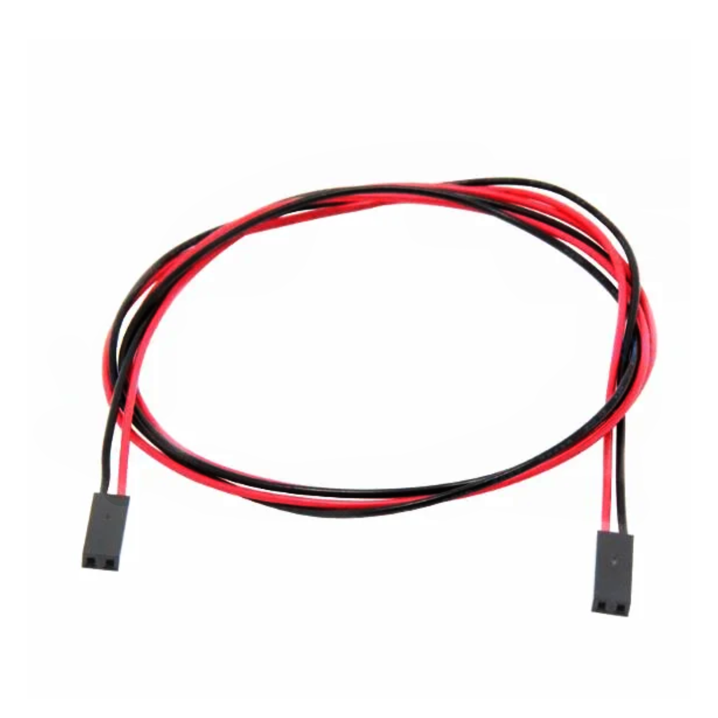 70CM 2 Pin Female to Female Dupont Cable Flexible & Durable 2.54mm Pitch Dupont Cable For Connecting 3D Printer Parts, Pack Of 2 - RS4400