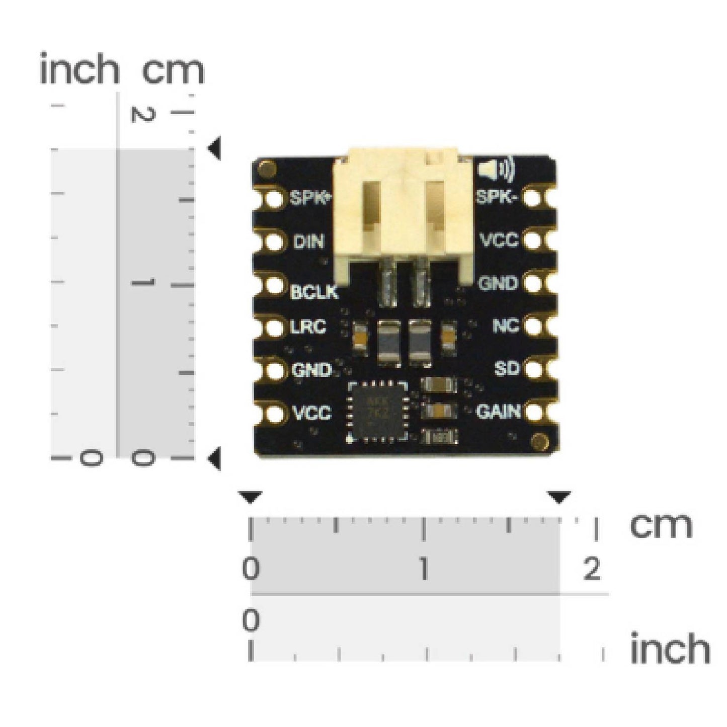 DFRobot MAX98357 I2S Stereo Audio Amplifier Module With Integrated Volume Control And Headphone Amplification