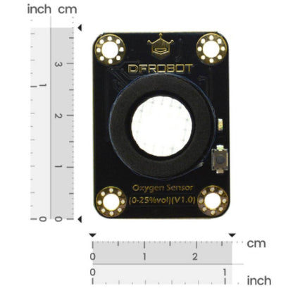 DFRobot Gravity Electrochemical Sensor I2C Oxygen Sensor Module With 0-25% Vol Range, Factory Calibration, And I2C Interface High-Accuracy Gas And Dust Detection With Easy Integration