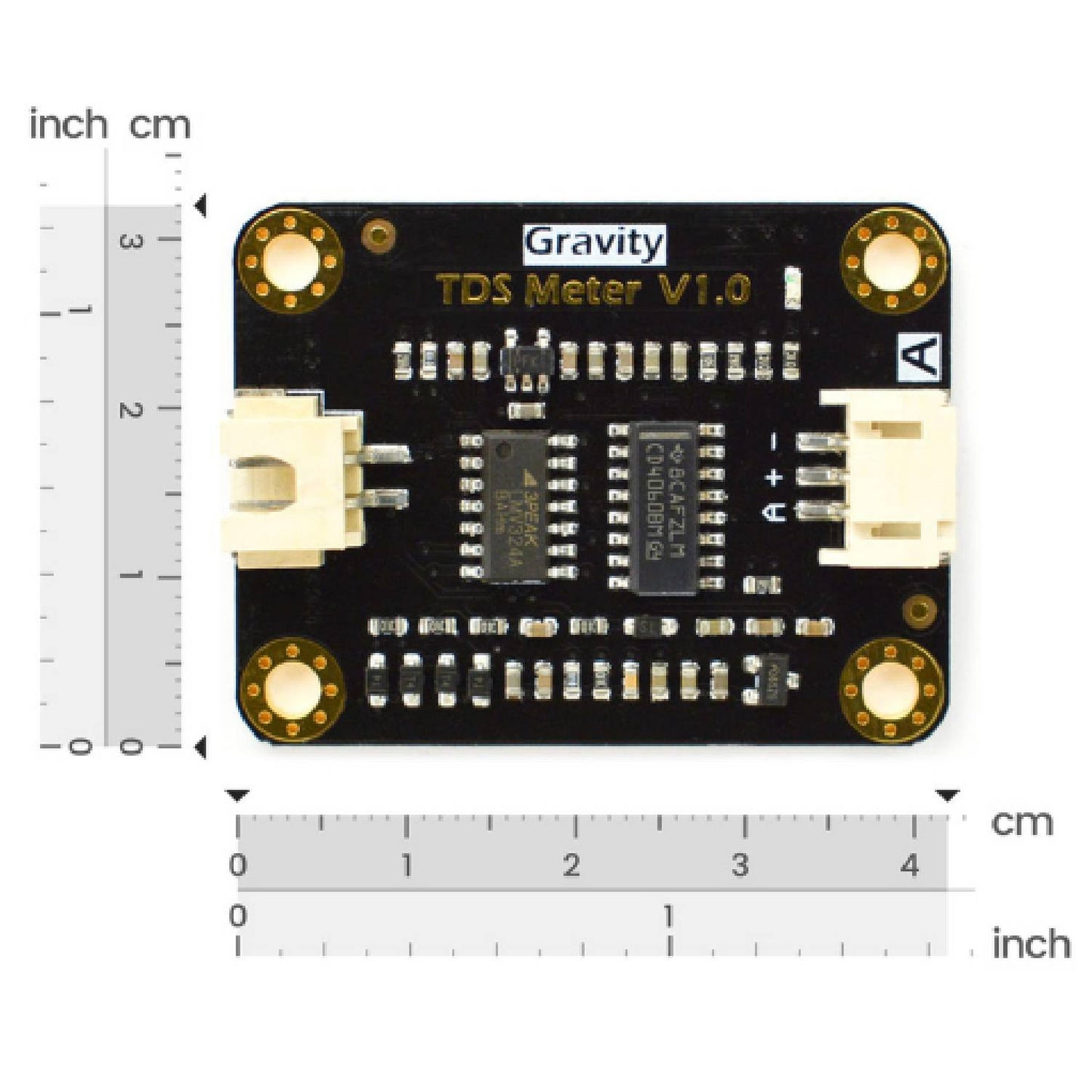 DFRobot Gravity: Analog TDS Sensor/Meter for Arduino - Professional-Grade Water Sensor Quality Analysis With High-Accuracy Measurement of Total Dissolved Solids And Analog Output for Arduino Integration