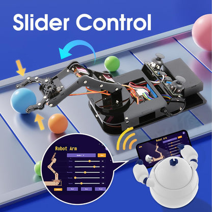  4-Axis Programmable Robotic Arm
