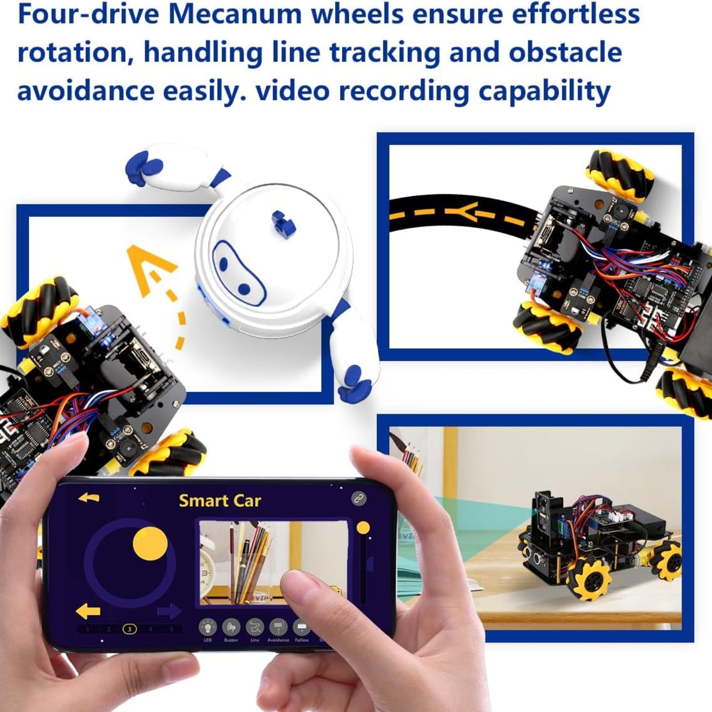ACEBOTT ESP32 Camera Expansion Kit WiFi FPV Live Video Module For Smart Robot Car