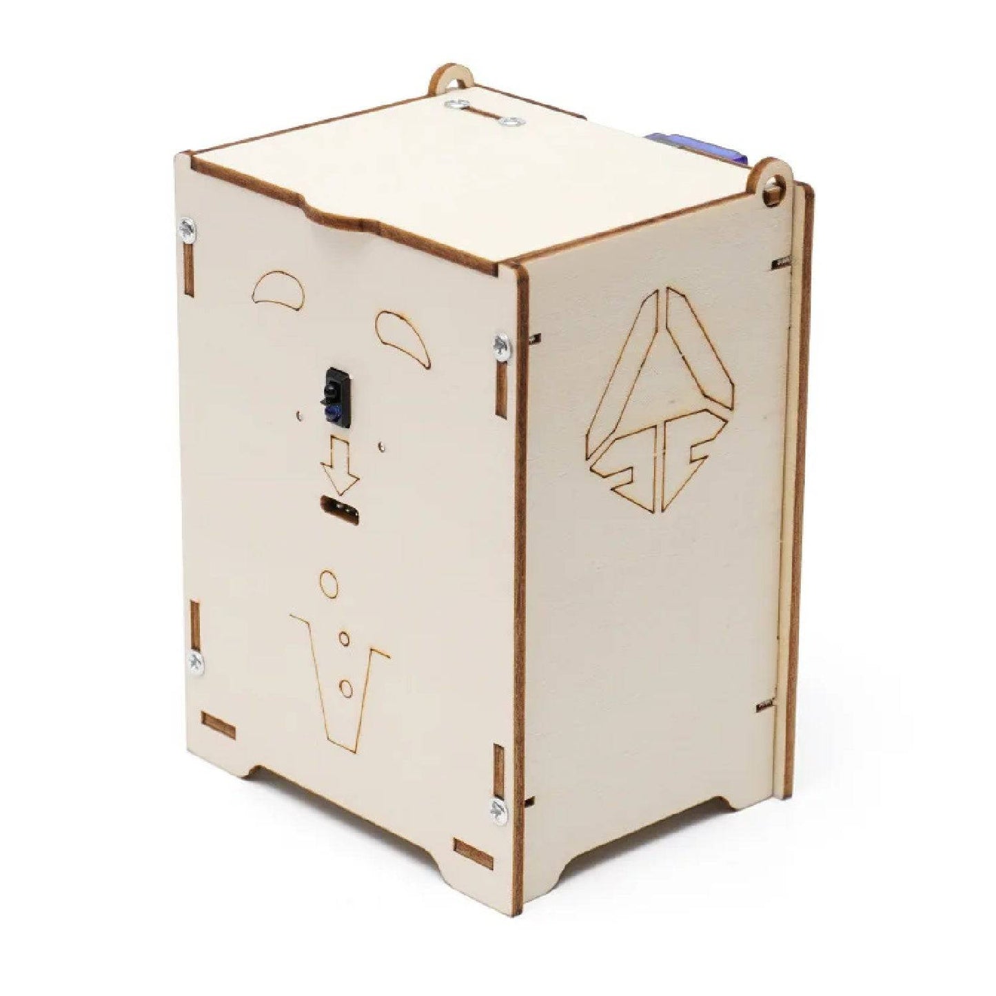 DIY Automatic Trash Can STEM Kit Wooden Trash Can