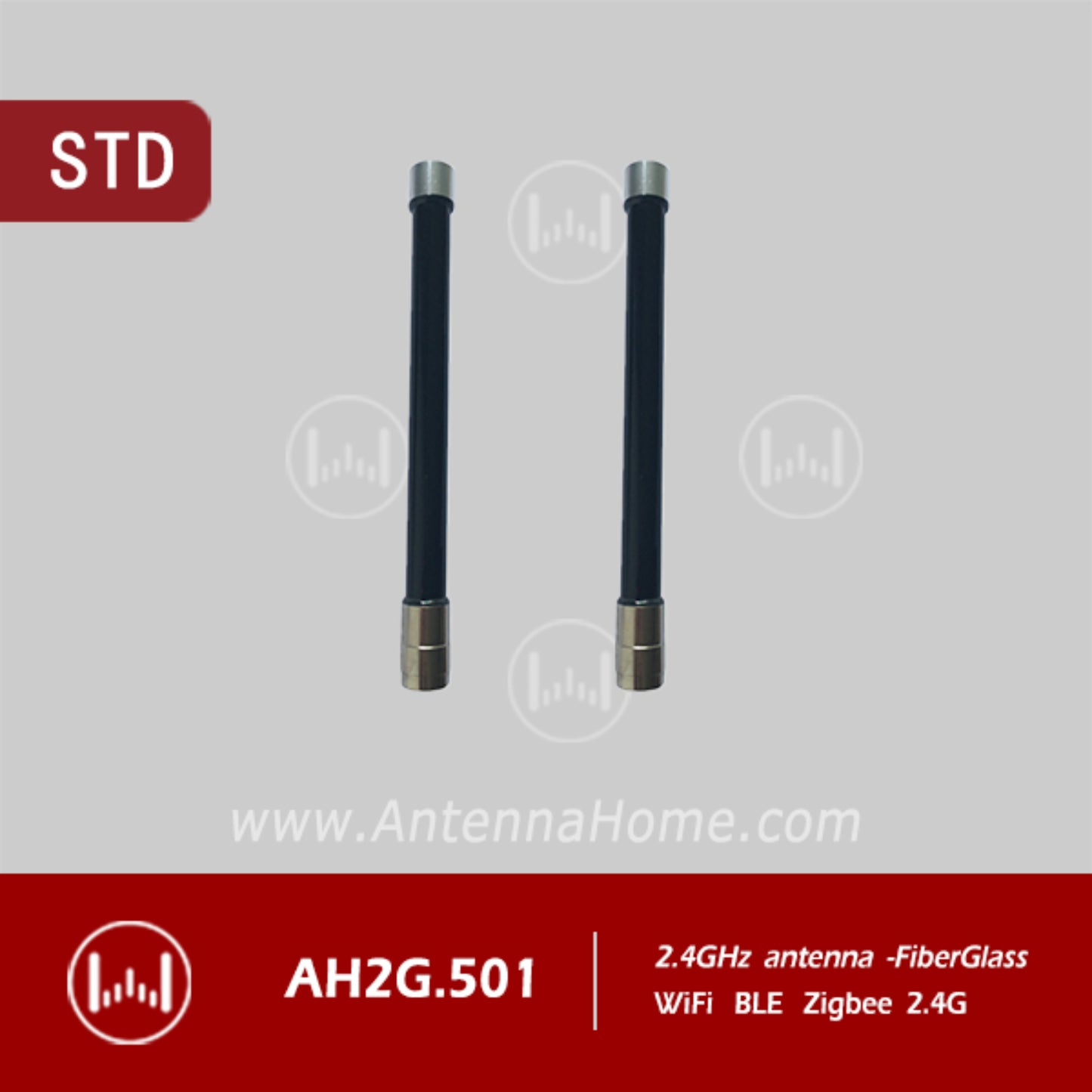 AntennaHome AH2G.501 2.4GHz H220 Fiberglass Antenna High Gain H220 Fiberglass N-Type 2.4G Antenna For Long Range Wireless Communication - RS7372