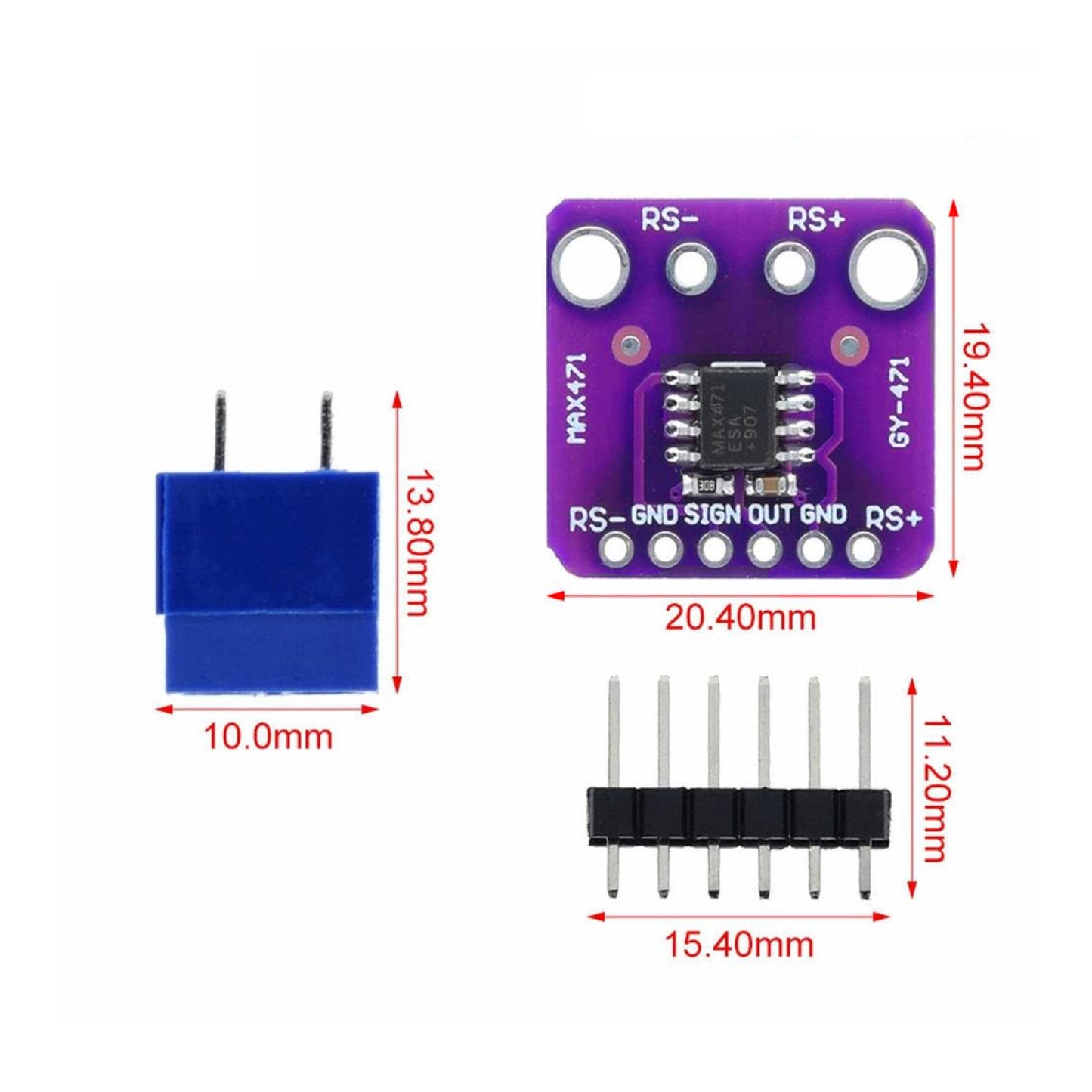 MAX471 Current Sensor Module