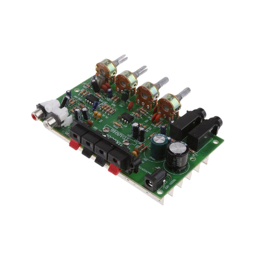 60W 12V Stereo Audio Amplifier Board Hi-Fi Digital Audio Amplifier With Volume Control DIY 60W Audio Amplifier kit Audio Amplifier Board With Volume Control Car Audio Amplifier High-Power Audio Amplifier Module - RS2548