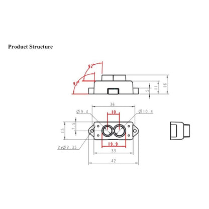 TFMini-S Micro LiDAR Distance Sensor UART LiDAR Sensor High Accuracy TFMini-S 12m LiDAR Module For Drones, UAV, UAS, and Robotics