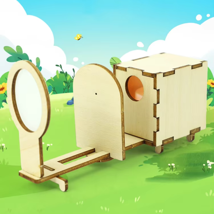 DIY Pinhole Camera Imaging STEM Kit Educational Optics Experiment Set for 6+ Ages Kids