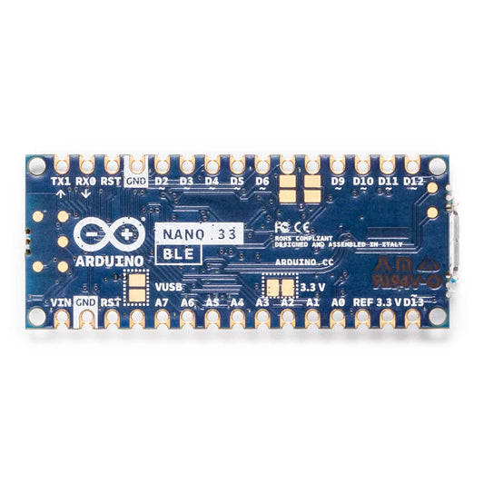 Official Arduino Nano 33 BLE Rev2 IoT Board
