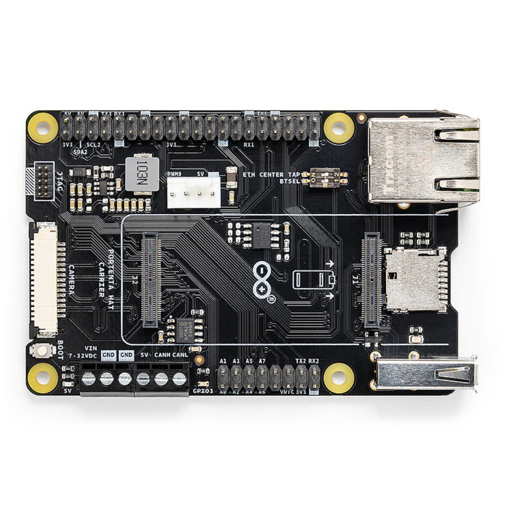 Buy Official Arduino Portenta Hat Carrier Development Board – REES52
