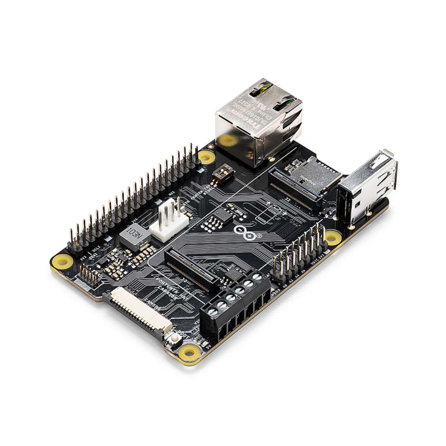 Buy Official Arduino Portenta Hat Carrier Development Board – REES52