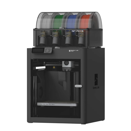 Bambu Lab P1S Combo P1S 3D Printer and AMS, Support Up to 16 Colors/Multi Materials, 500mm/s Fast Printing & High Precision, CoreXY & Auto Bed Leveling, Ready-to-Use FDM 3D Printers