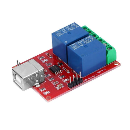 USB controlled relay 2 channel 5V

