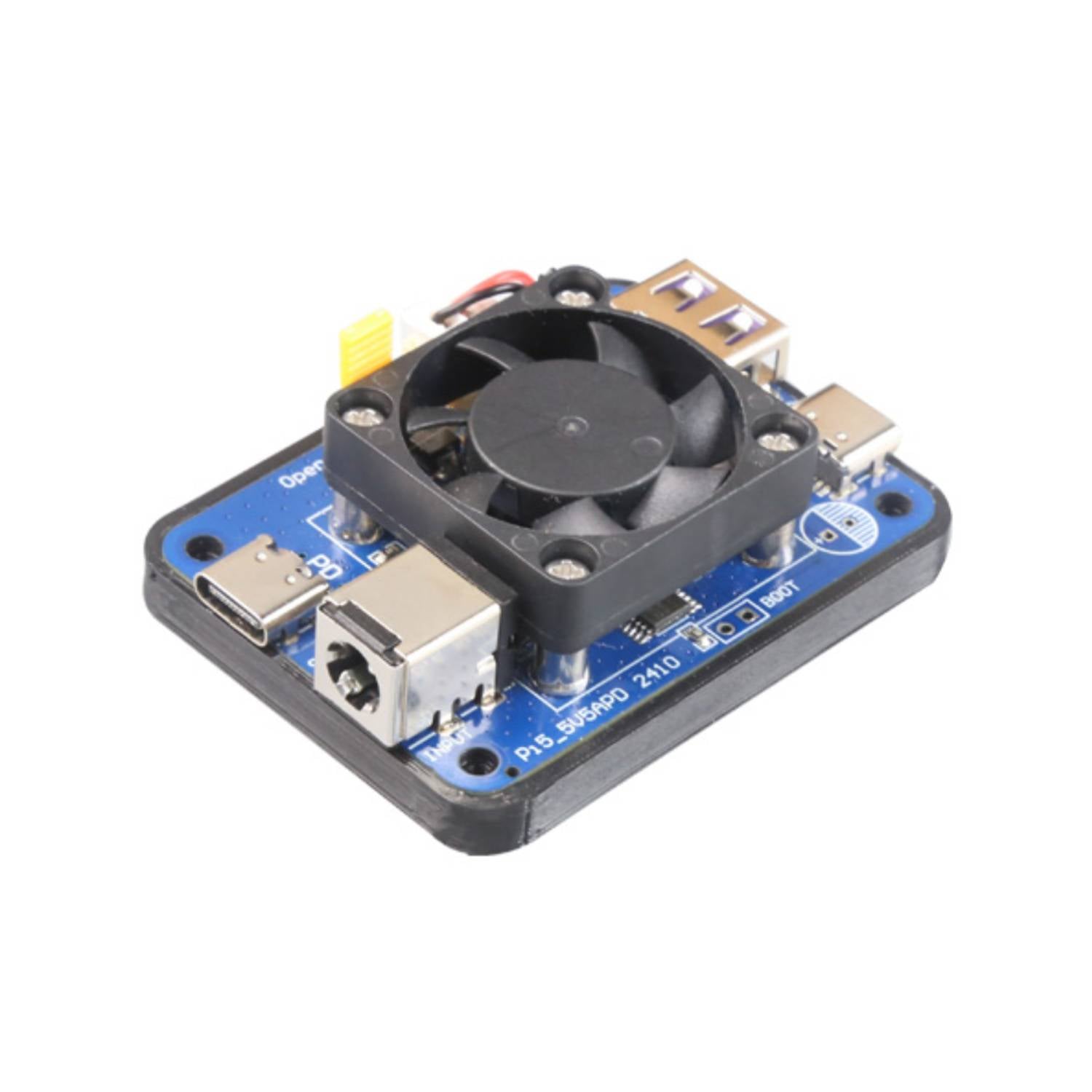 Raspberry Pi 5 PD Power Module 5V 5A 27W Trigger/Power Supply Module Pi 5 PD Power Supply Dual Input/Output - RS7337