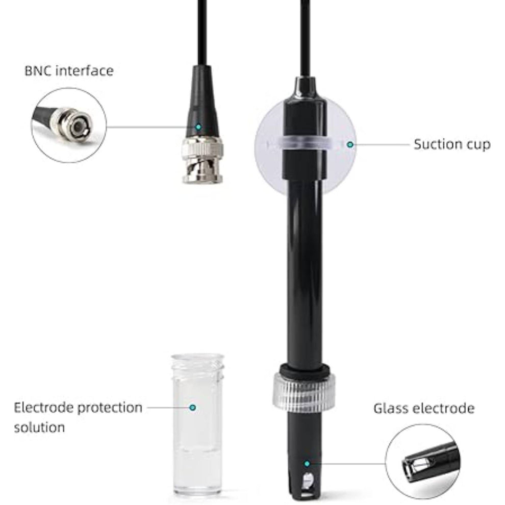 PH Sensor Module Probe Electrode PH Sensor Liquid PH Value Detection ...