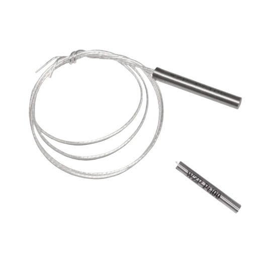 Waterproof PT100-S Temperature Probe, 1 Meter, 30mm Stainless Steel, High Accuracy