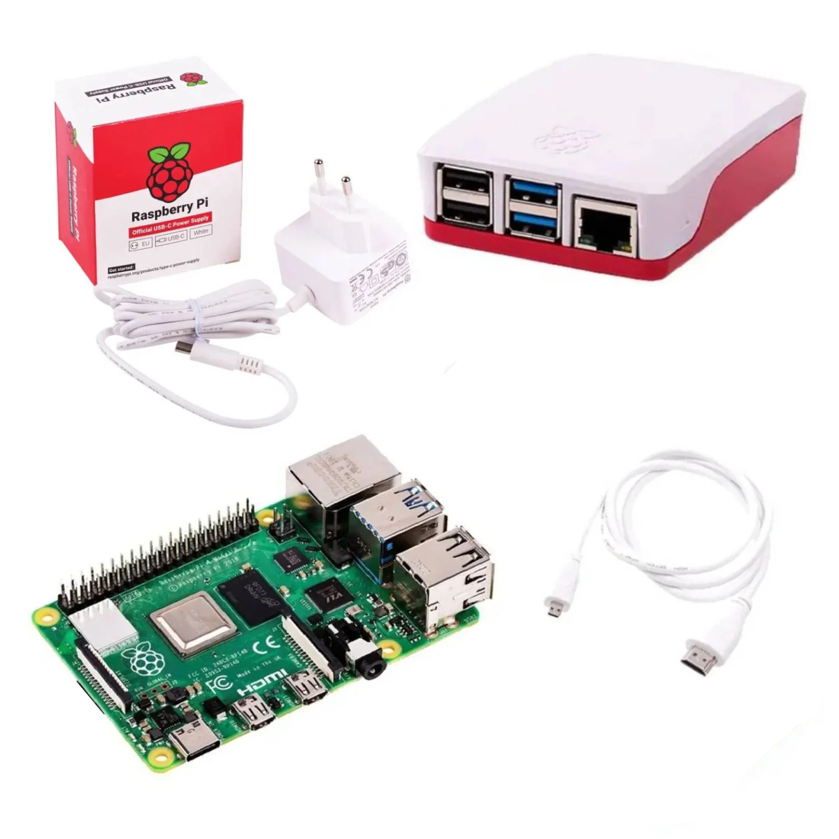 Basic Raspberry Pie Model Raspberry Pi 4 Basic Starter Kit Pi 4 Model B Starter Kit – REES52