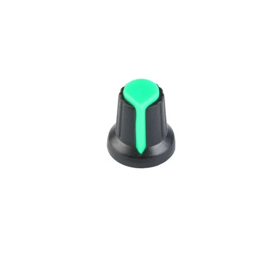 Green Rotary Switch Knob Cap


