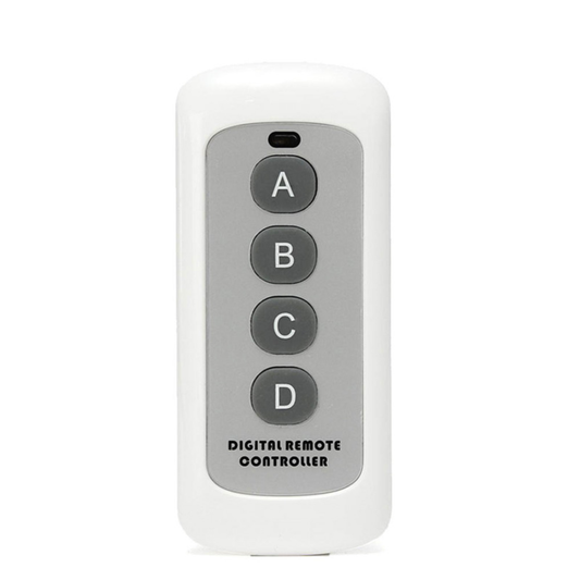 Protium 433MHz 4-Button Wireless RF Remote Controller 