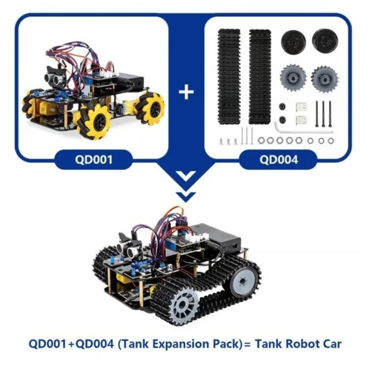  QD001 Smart Robot Car Upgrade Kit 