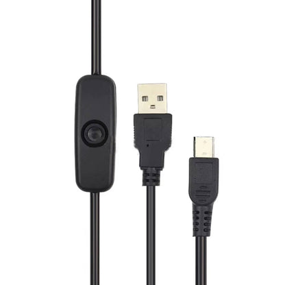 5V 3A Micro USB Cable with Switch USB Power Cable with On/Off Switch Raspberry Pi USB Cable with Power Switch for Raspberry Pi 3 Model B+ - QR206