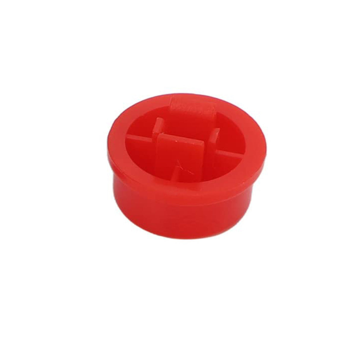 Push Button Cap 12x12x7.3 mm Round Cap for Square Tactile Switch - Red ...