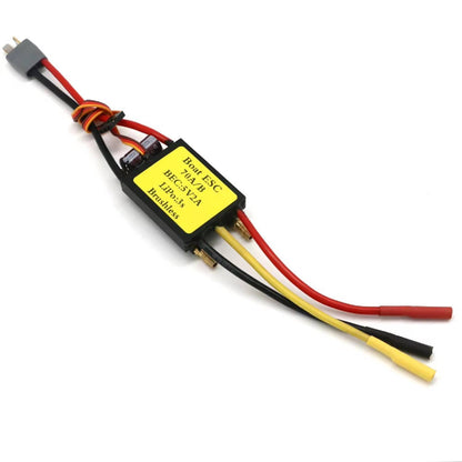 RC Brushless Boat ESC 70A Brushless Speed Controller ESC 3S Lipo Support U-Angel RC Boat With Integrated 2A BEC For RC Boats