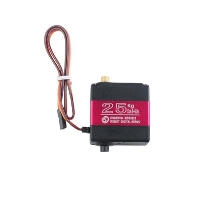 DSServo RDS3225 25kg Metal Gear Servo Arduino Compatible Servo Motor 180°, 270° (Optional) Degree Rotation Servo  High Torque Digital Servo Motor For Arduino With Long and Short Straight U-Mount - RS8260