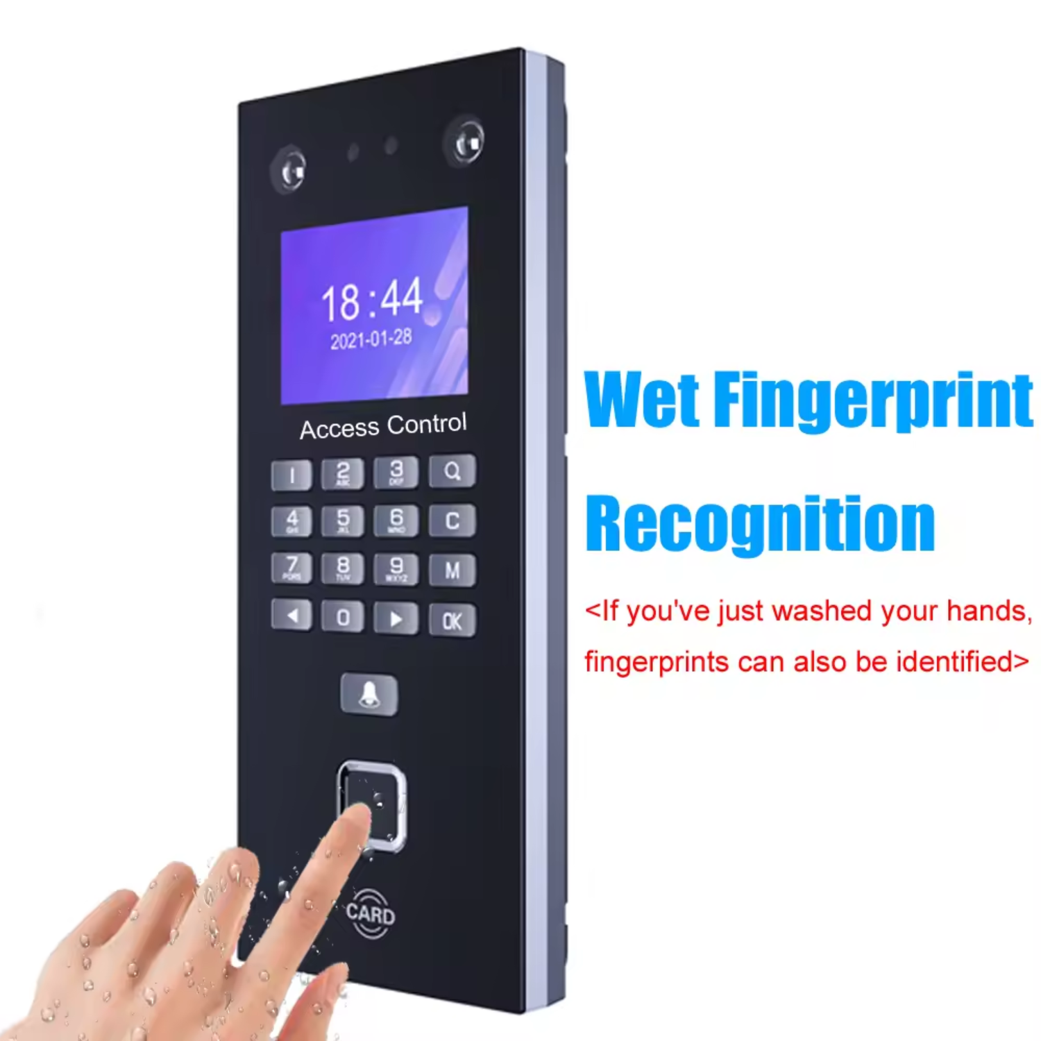Multi-biometric time attendance system for offices