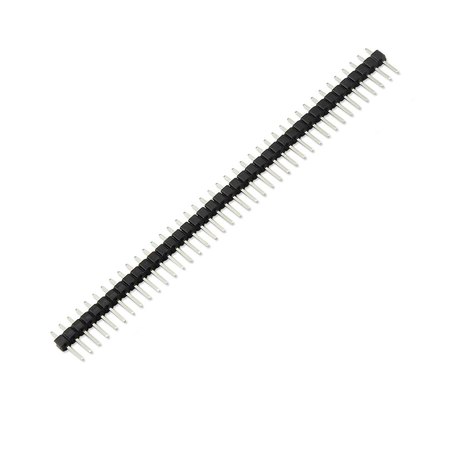 40 Pin 0.1 Inch (2.54mm) Straight Single Row Male Pin Header Connector-  RK004