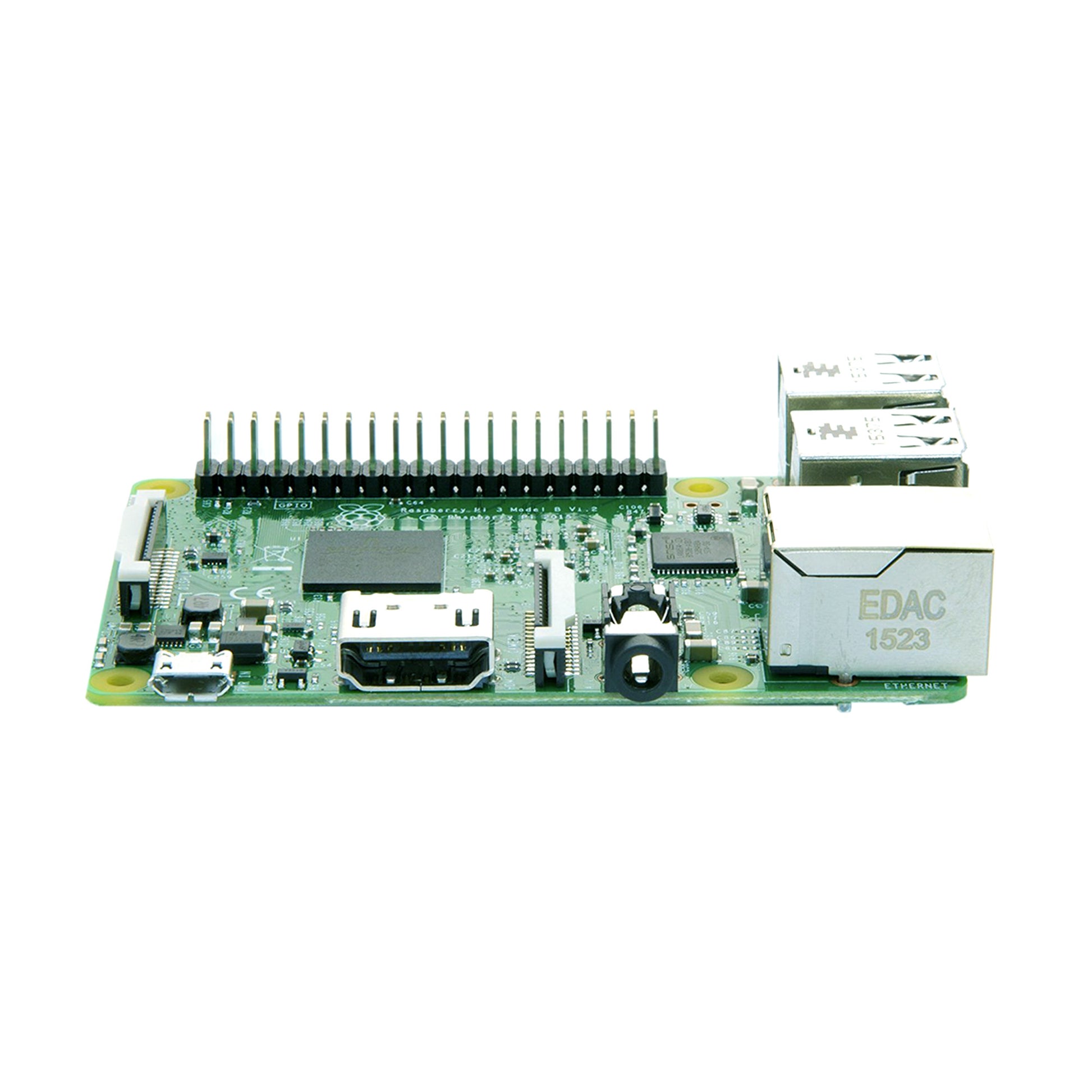 Raspberry Pi 3 Model B Motherboard with Broadcom BCM2387 chipset and 1.2GHz and Quad-Core ARM Cortex-A53 - RP009 - REES52
